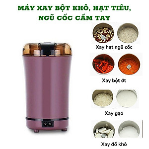Máy xay, nghiền bột ngũ cốc mini (xay hạt cafe, ngũ cốc, hạt gia vị, đồ khô...)  - Hàng chính hãng