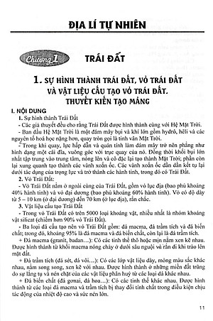 CÂU HỎI VÀ BÀI TẬP BỒI DƯỠNG HỌC SINH GIỎI ĐỊA LÍ LỚP 10 (DÙNG CHUNG CHO CÁC BỘ SGK HIỆN HÀNH) - HA