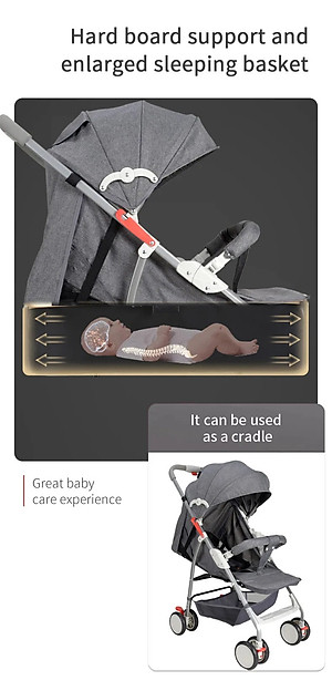 Xe đẩy cho bé du lịch A2 - Khung cao cấp siêu nhẹ, gấp gọn, bảo hành 12 tháng chính hãng