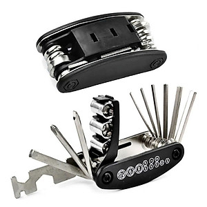 Bộ Lục Giác Cao Cấp - Kiểu Dáng Nhỏ Gọn Giúp Người Dùng Cầm Nắm, Thao Tác Dễ Dàng 16 Chi Tiết Dùng Lắp Giáp, Sửa Chữa Xe Đạp