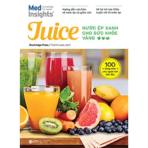 Sách - Juice - Nước Ép Xanh Cho Sức Khỏe Vàng