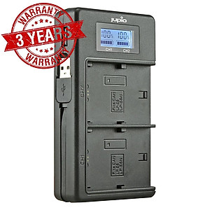 Sạc đôi pin máy ảnh hàng chính hãng Jupio LP-E6 / LP-E6N / LP-E6NH