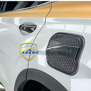 Ốp Nắp Bình Xăng Vân Carbon Dành Cho Xe Hyundai Santafe 2021 Cao Cấp