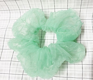 Cột tóc srunchies mẫu mới màu hồng phấn đẹp