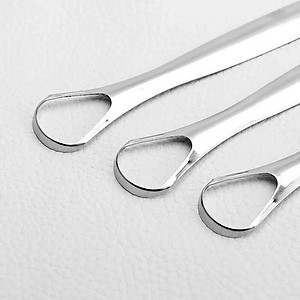 COMBO HỘP 2 Dụng Cụ Cạo Lưỡi Người Lớn Bộ cạo lưỡi bằng inox 304 sáng bóng cao cấp hỗ trợ làm sạch bề mặt lưỡi Cây Nạo Lưỡi Bàn Chải Vệ Sinh