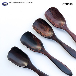 Muỗng Thìa Xúc Trà Gỗ Trắc Cao Cấp Dụng Cụ Trang Trí - CTH596