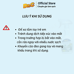 Dung Dich Tẩy Cặn Canxi, Làm Sạch vòi sen Inox, Cabin, vách kính nhà tắm Dr.C CHÍNH HÃNG (Chai 300ml)
