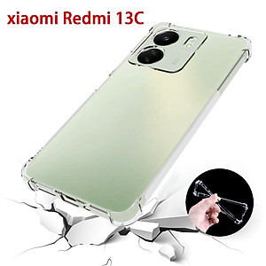 Ốp lưng dành cho Xiaomi Redmi 13C dẻo trong chống sốc cao cấp -Hàng chính hãng