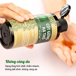 Cốt Gừng Hạ Thổ Massage Săn Chắc Vòng Eo, Lưu Thông Khí Huyết Wonmom 200ml