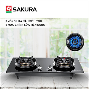 Bếp Gas Âm Sakura SG-2665GB - Hàng chính hãng