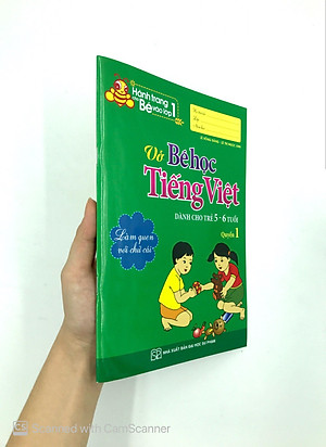 Sách Hành Trang Cho Bé Vào Lớp 1 - Vở Bé Học Tiếng Việt - Dành Cho Trẻ 5- 6- Tuổi - Quyển 1 ( Tái bản )