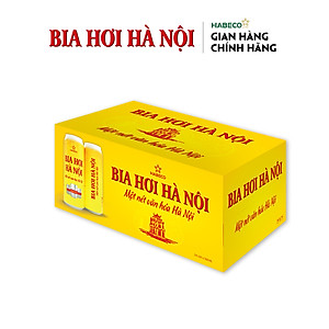 Bia Hơi Hà Nội - Thùng 24 lon 500ml