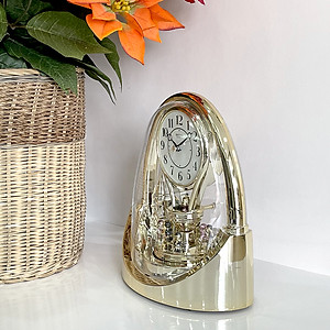 Đồng hồ Rhythm 4RH737WD18 Kt 21.4 x 24.1 x 12.2cm, 1.3kg Vỏ nhựa. Dùng Pin.