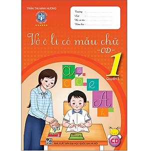 Sách - Vở Ô Li Có Mẫu Chữ 1 - Quyển 1 (Cánh Diều)