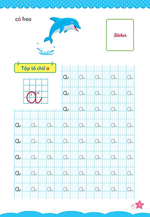 Sách Cùng Khủng Long Học Nét Cơ Bản Quyển 3 (Chữ Cái Đầu Tiên) Bé Trai