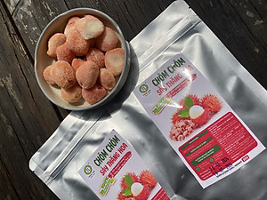 Chôm chôm Sấy Lạnh Sấy Thăng Hoa THÀNH LONG FOOD Thơm Giòn Ngon Ngọt 20gr/40gr