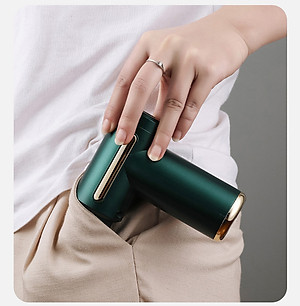 Máy Massage Cầm Tay Mini Đầu Nhôm 4 Đầu 6 Chế Độ Cao Cấp