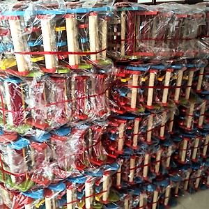 [Bé Vững Chân] Xe Đẩy Tập Đi Cho Bé KhoNCC Hàng Chính Hãng, Có 3 Con Gà Bằng Gỗ Đập Lách Cách Vui Nhộn - KLM-XTDGG