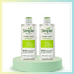 Nước tẩy trang Simple Micellar Water (200ml) - Hàng chính hãng