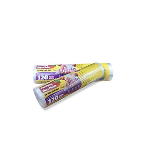 Túi đựng thực phẩm Laspalm tự hủy an toàn tiện lợi TDTP30006842, TDTP40006828, TDTP20006835, DTP40006811 (120 túi/cuộn) nhiều size