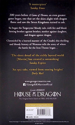 A Song Of Ice And Fire: Fire And Blood - The Inspiration For Hbo's House Of The Dragon