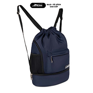 Balo Dây Rút Thể Thao Chống Nước, Xbags Wisdom Xb6005, Nhiều Ngăn, Siêu Nhẹ, Có Ngăn Đựng Giày Riêng, Màu Xanh Năng Động Cá Tính!