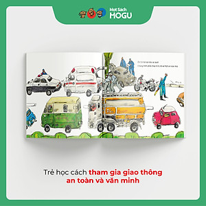 Truyện Ehon bé 3-4-5 tuổi - Aka-kun dạo phố
