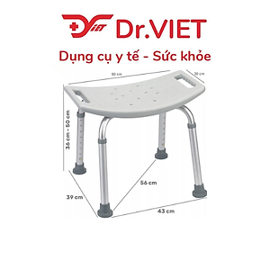 Ghế Tắm Người Già Lucass SC‑97 Khung Nhôm Nhẹ – Chống Trượt, An Toàn