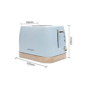 Máy Nướng Bánh Mì Lock& Lock EJB221BLU (730 - 870 W) - Hàng chính hãng