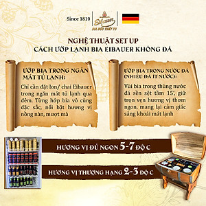 [BIA ĐỨC_SINCE 1810] Combo 2 Thùng Bia Tươi Thầy Tu EIBAUER HEFEWEIZEN HELL 5.2 ĐỘ - Bia Tươi Men Sống Thượng Hạng - Nhập Khẩu Chính Hãng