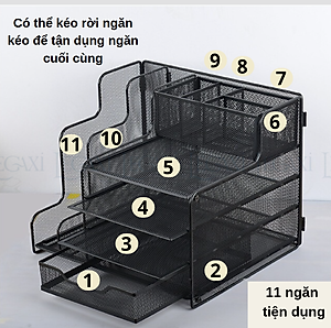 [KỆ TÀI LIỆU ĐA NĂNG] Kệ để hồ sơ tài liệu giấy tờ có nhiều ngăn để tài liệu,bút, thước, ghim bấm, tạp chí Dành cho văn phòng công sở