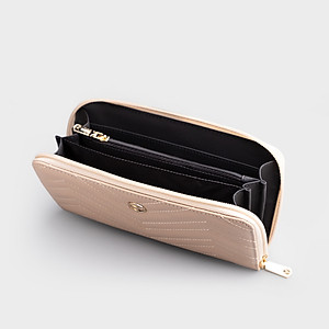 Ví Yuumy (  Thời trang nữ kiểu cầm tay dáng dài - Ví da Seasand YV72 )