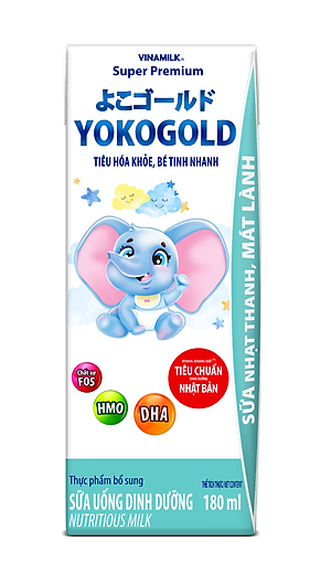 Thùng 48 hộp sữa YOKOGOLD pha sẵn 180ml