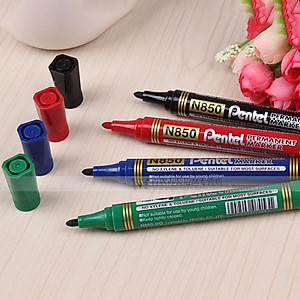 Bút dạ dầu Pentel N850 mực nhanh khô không nhoè khi thấm nước viết được trên nhiều chất liệu