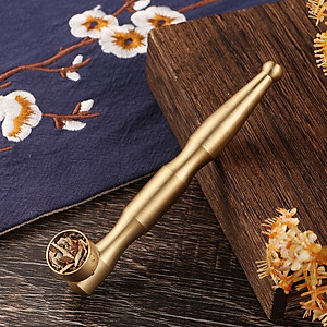 Tẩu lọc thuốc bằng đồng cao cấp, Dùng cho được cả Sợi và điếu : Lớn + Vừa + Nhỏ, có thể tháo rời và vệ sinh !