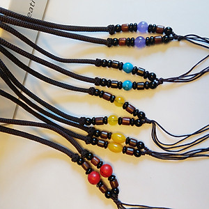 Combo 5 dây chuyền đeo cổ vải dù ( giao màu ngẫu nhiên) -  T027