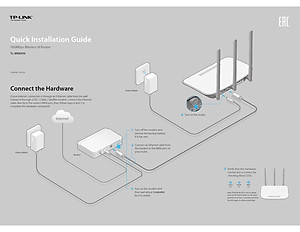 Bộ phát Wifi TP-LINK TL-WR845N 300 Mbps, 3 ăng ten rời - Hàng Chính Hãng