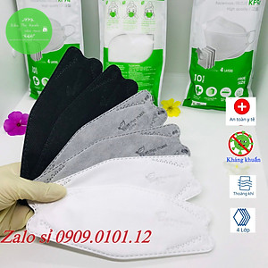 (Thùng 300 cái) Khẩu trang kf94  người lớn SHB promask, khẩu trang 4d mask 4 lớp