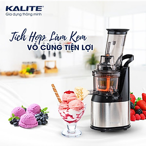 Máy Ép Chậm Cao Cấp Kalite KL-565 Tiêu Chuẩn Châu Âu Dung Tích Công Suất 240 W - Hàng Chính Hãng