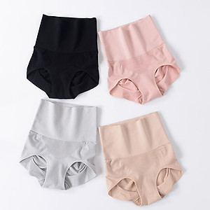 Combo 5 Quần Lót Nữ Kháng Khuẩn Xuất Nhật Nâng Mông Lưng Cao Freesize (giao màu ngẫu nhiên)