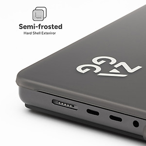 Ốp lưng Zagg  dành cho Macbook Air/Pro 13/14/16 inch Hard Shell Case cho Mac M1/M2/M3 - Hàng Chính Hãng