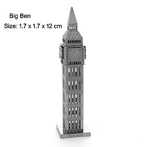 [Có sẵn] Mô Hình 3D Kim Loại Tự Lắp Ráp Công Trình Kiến Trúc Thế Giới [Tự ráp]