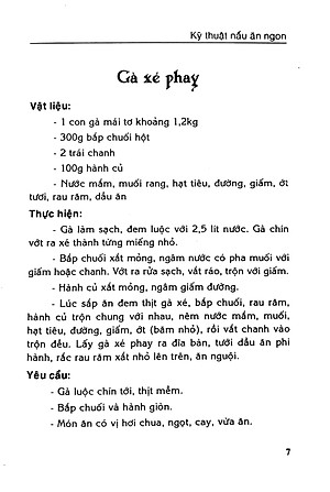 Sách Các Món Ăn Thông Dụng