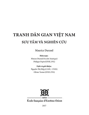 Tranh Dân Gian Việt Nam Sưu Tầm Và Nghiên Cứu