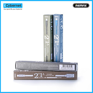 Cáp sạc 2.1A bọc dù siêu bền Remax RC-094 chống đứt gãy chiều dài 2m - Hàng chính hãng