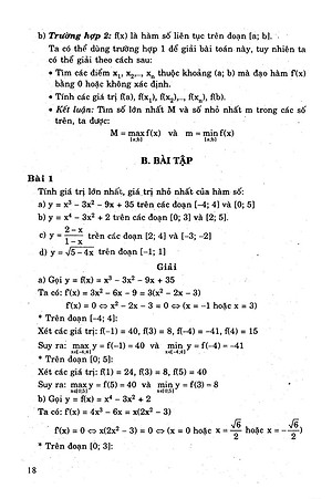 Sách Giải Bài Tập Toán - Đại Số Giải Tích Lớp 12