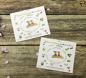 Truyện Ehon bé 3-4-5 tuổi - Bài ca 12 tháng của Gư-ri và Gư-ra