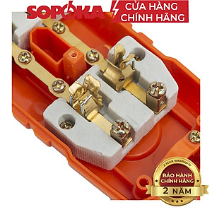 Ổ cắm điện lõi sứ chống cháy SOPOKA 6000W siêu chịu tải