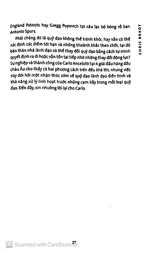 (Tái bản mới nhất) LÃNH ĐẠO TRẦM LẶNG - Thu Phục Nhân Tâm Và Chiến Thắng Các Trận Đấu - Carlo Ancelotti (bìa mềm)