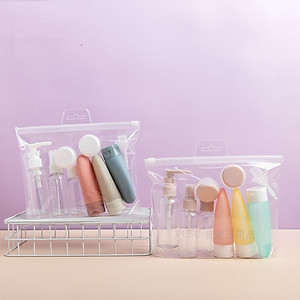 Bộ 11 Lọ Chiết Mỹ Phẩm Du Lịch Tiện Dụng Kèm Túi Đựng 11 Món- Chọn màu-Combo 11 Món Chai Chiết Du Lịch Cao Cấp – Silicone Mềm, Đa Dụng, Chuẩn Mang Lên Máy Bay